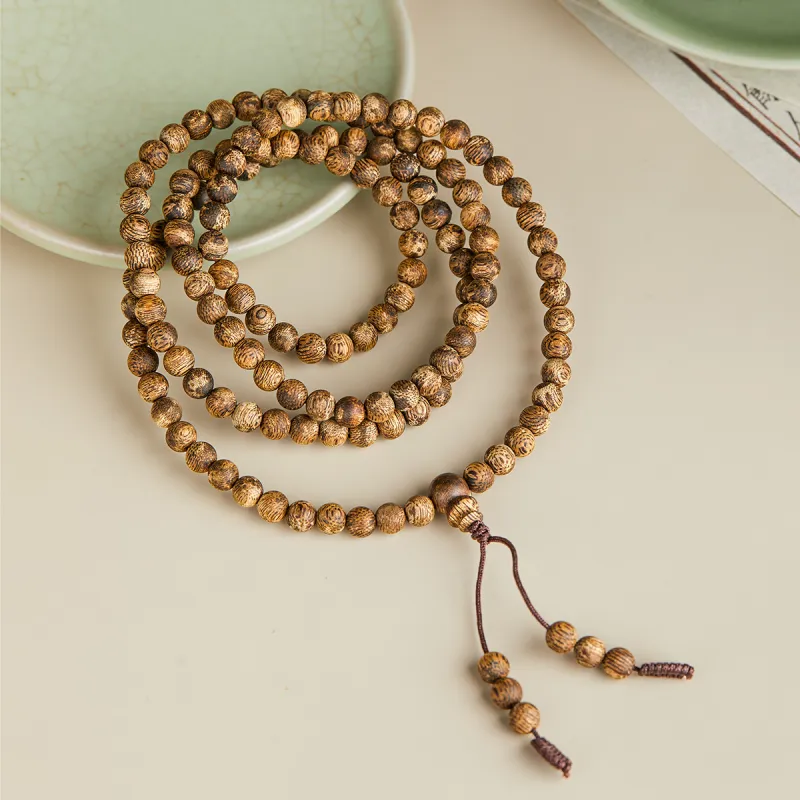 Gianina Kyara Tree Species Agarwood Bracelets Unisex-3