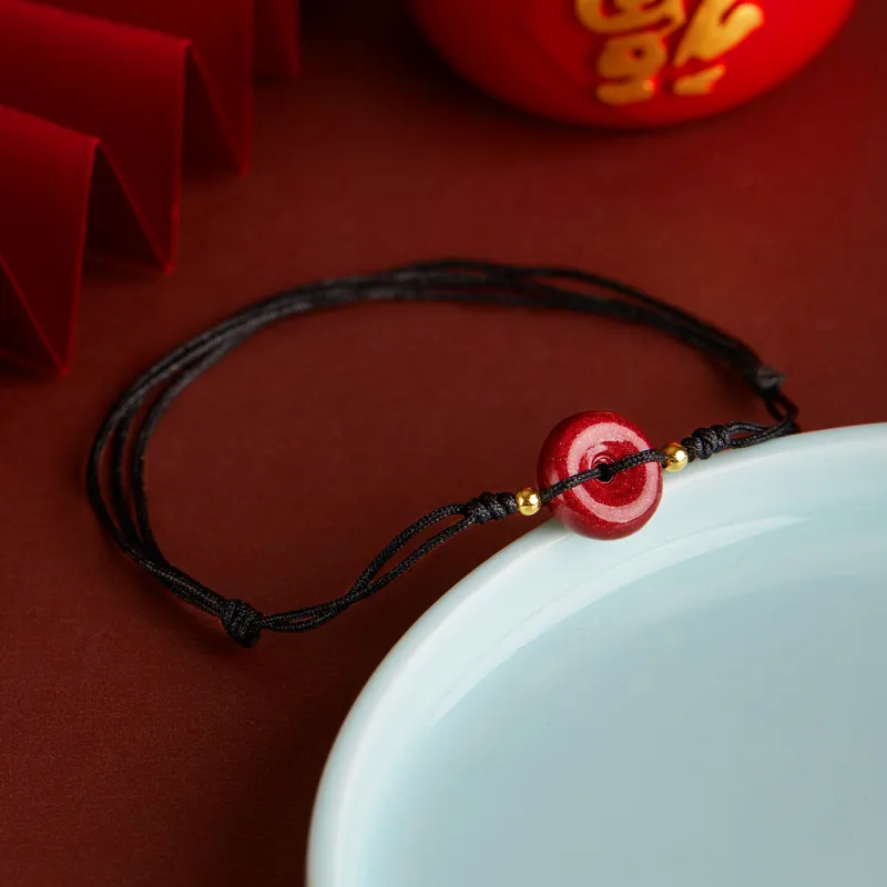 Gianina Reconstructed Cinnabar Anklets Unisex-6