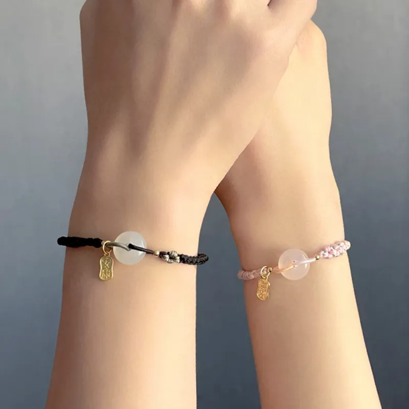 Gianina Chalcedony Jade Bracelets Unisex-5