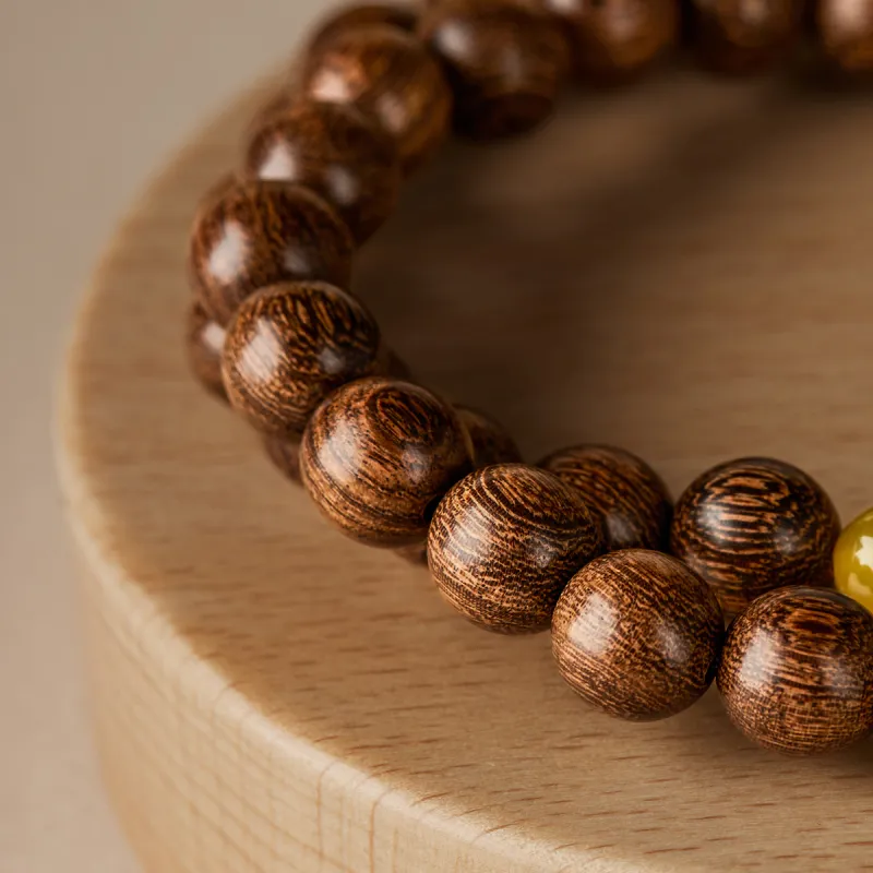 Gianina Green Sandalwood Bracelets Unisex-6