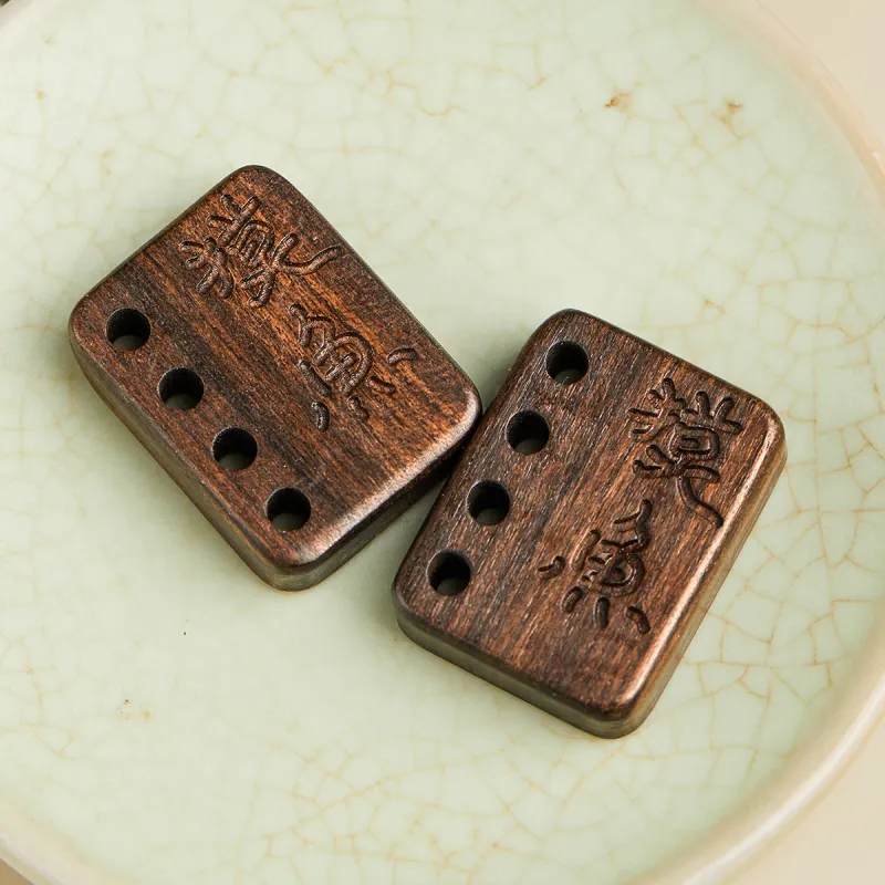 Gianina Ebony Wooden Ornaments Unisex-1