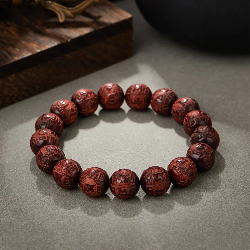 Gianina Bloodwood Wooden Bracelets Unisex-1