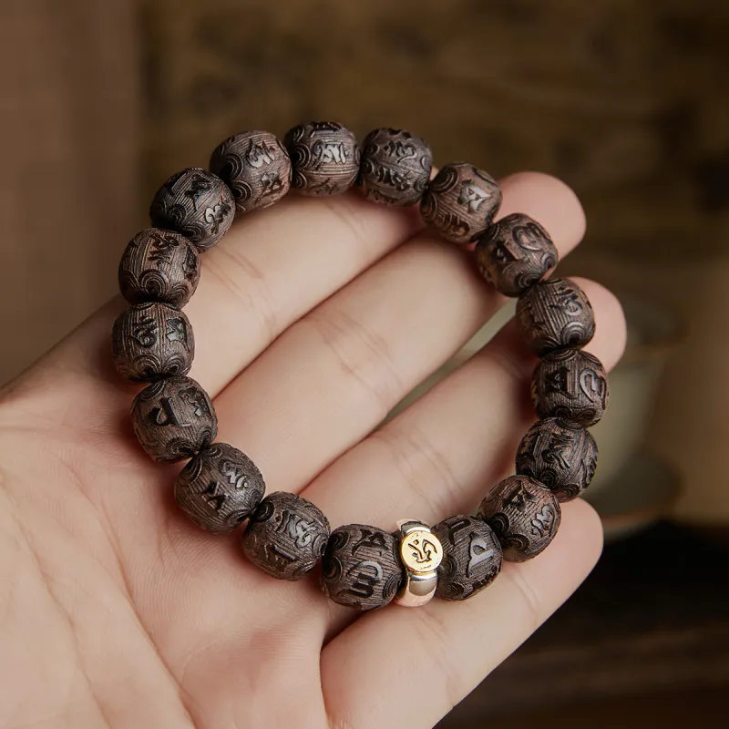 Gianina African Blackwood Bracelets Unisex-13