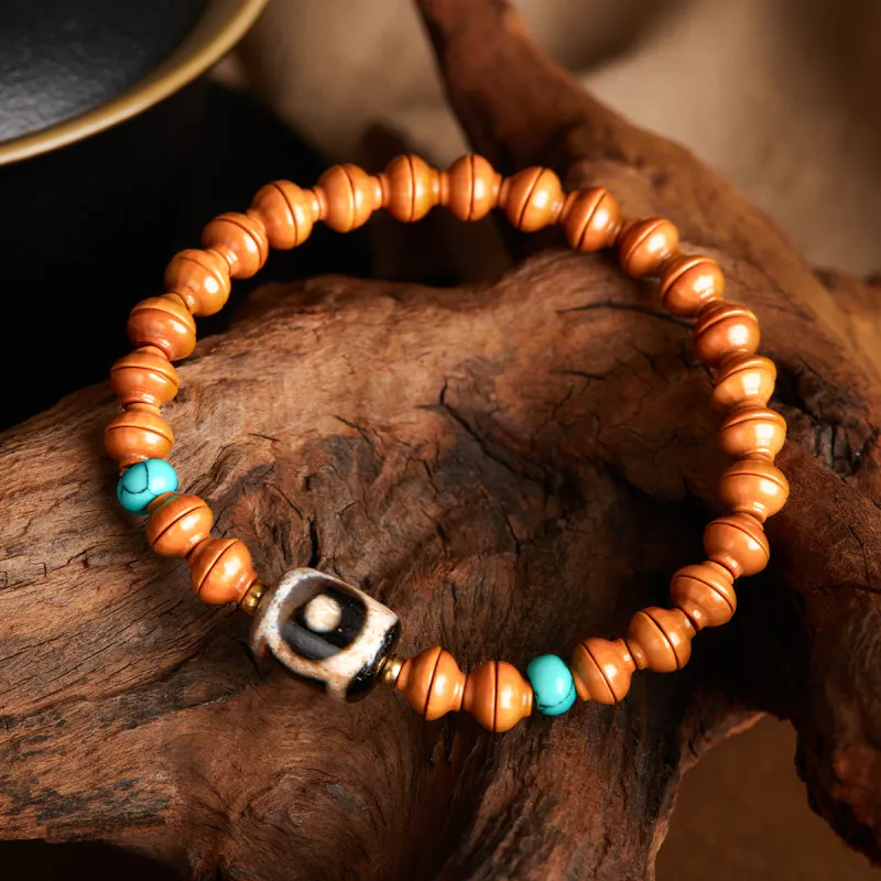 Gianina Olive Pit Bracelets Unisex-2