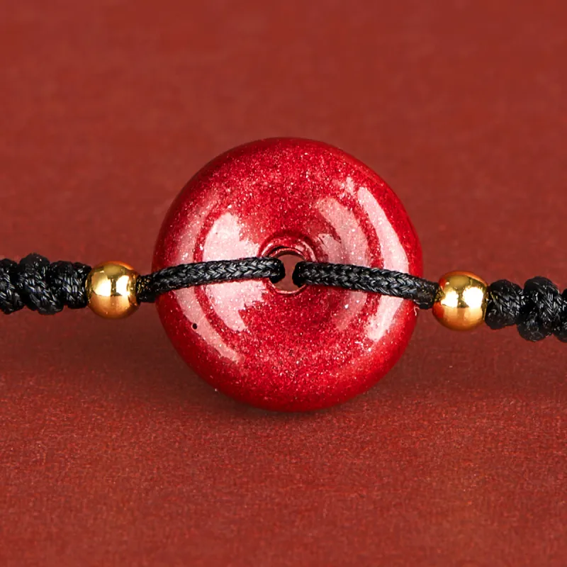 Gianina Reconstructed Cinnabar Anklets Unisex-2