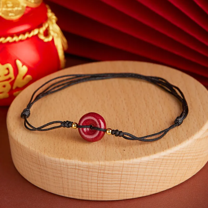 Gianina Reconstructed Cinnabar Anklets Unisex-5