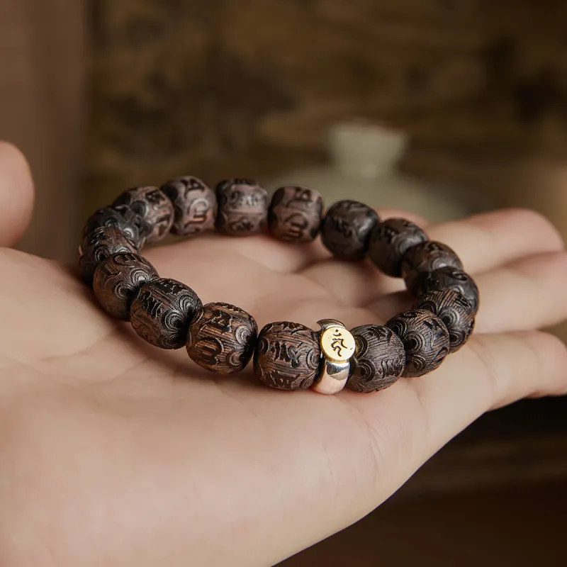 Gianina African Blackwood Bracelets Unisex-9