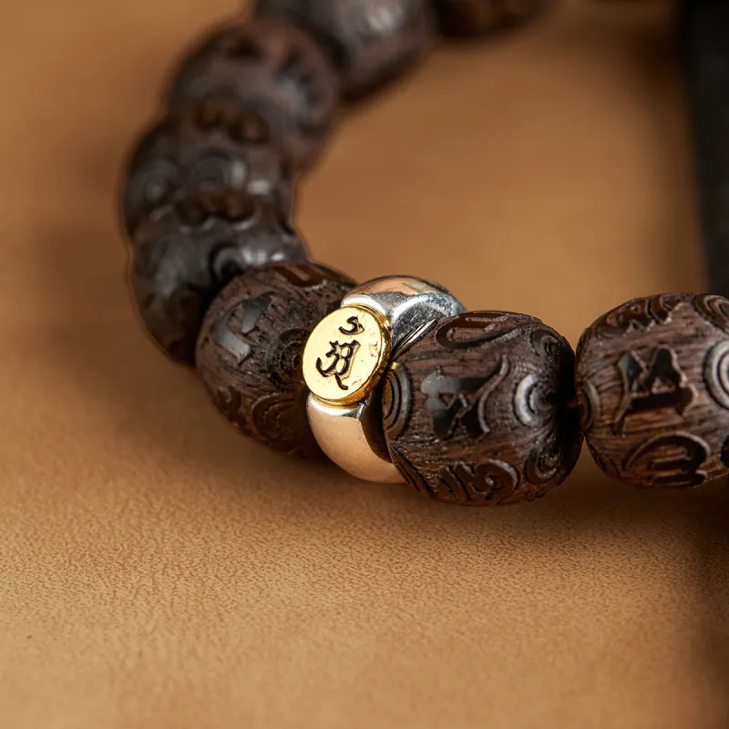 Gianina African Blackwood Bracelets Unisex-5