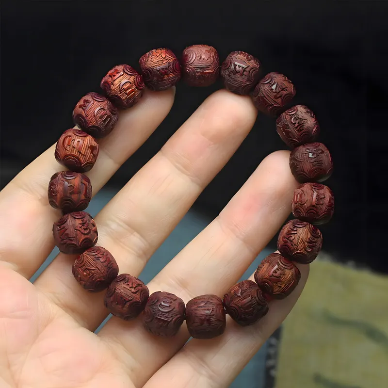 Gianina Bloodwood Wooden Bracelets Unisex-6