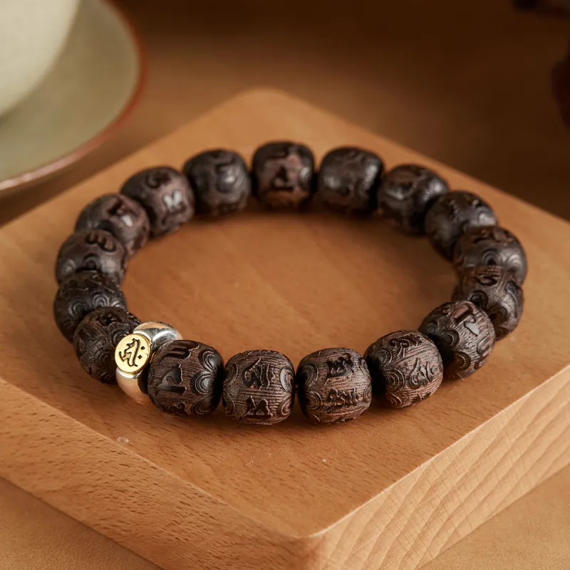Gianina African Blackwood Bracelets Unisex-11