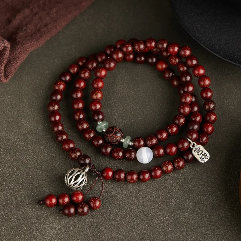 Gianina Sandalwood Wooden Bracelets Unisex-3