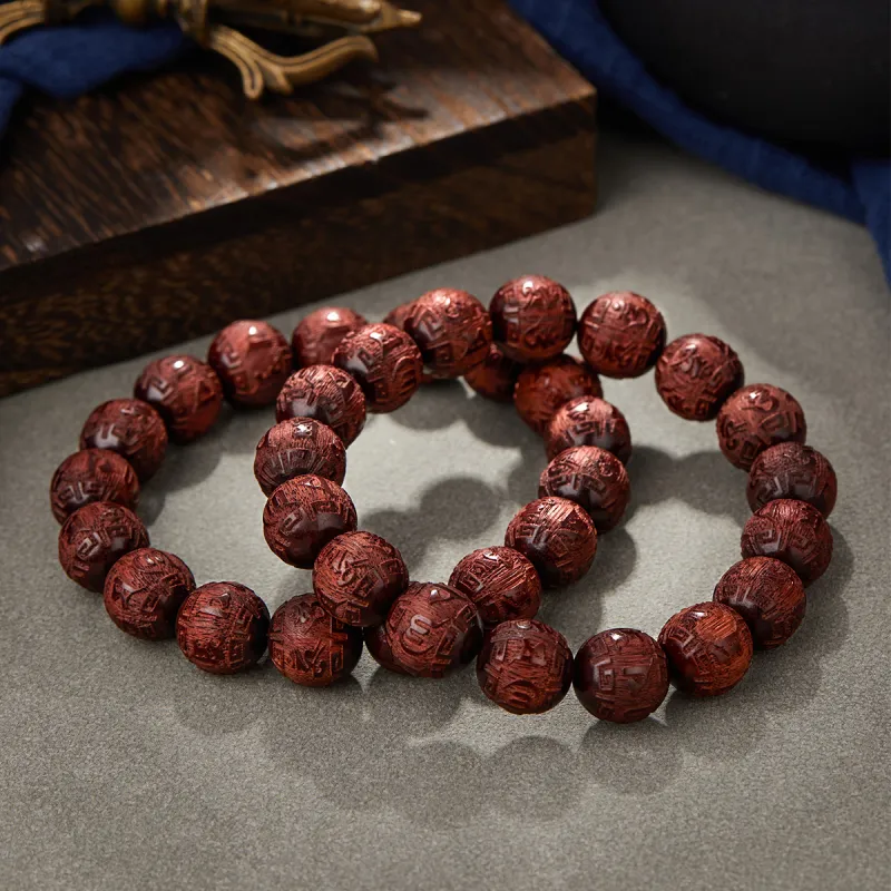 Gianina Bloodwood Wooden Bracelets Unisex-2