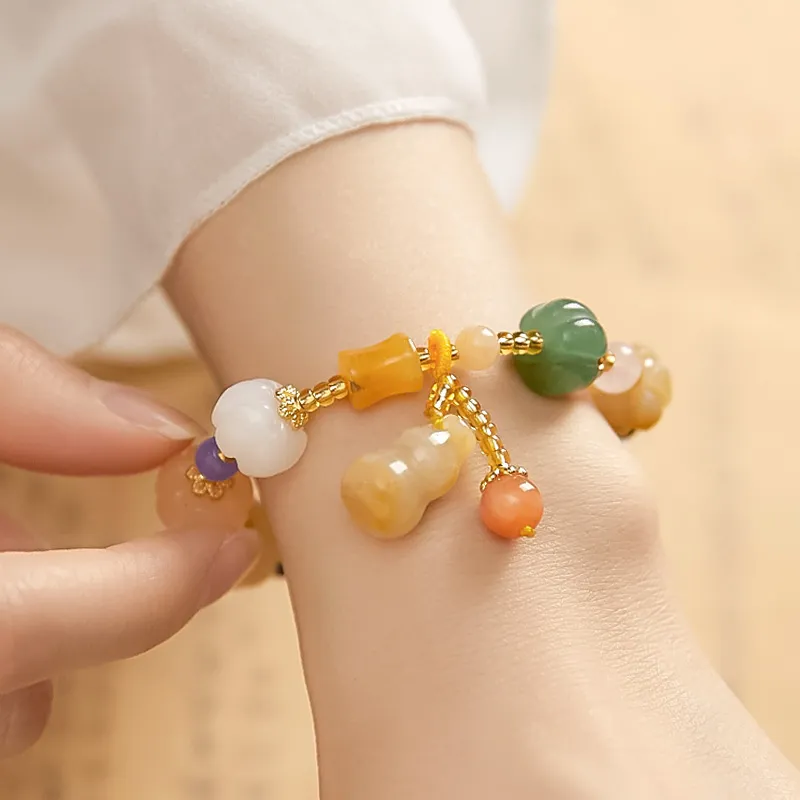 Gianina Malachite Jade Bracelets Unisex-4