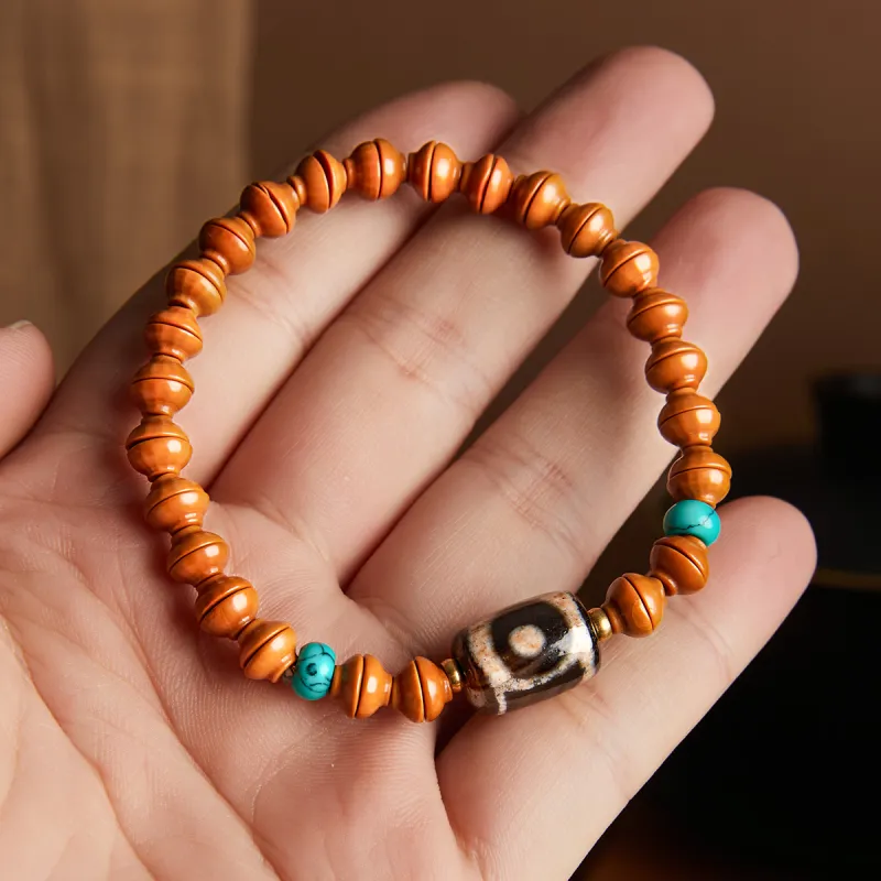 Gianina Olive Pit Bracelets Unisex-6