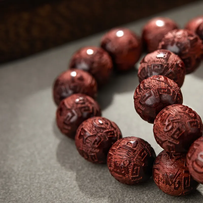 Gianina Bloodwood Wooden Bracelets Unisex-3