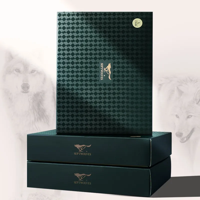 SEPTWOLVES Underpants Men's 4 Pack Gift Box Set+Shopping Bag-25