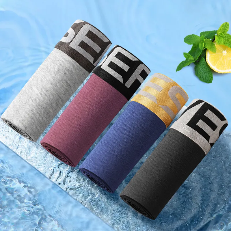 SEPTWOLVES Underwear Gift Box All Season Men's 4 Pack Gift Box Set+Shopping Bag-32