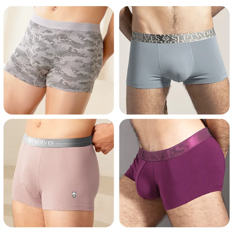 SEPTWOLVES Boxer Shorts Men's Gift Box Set+Shopping Bag-2