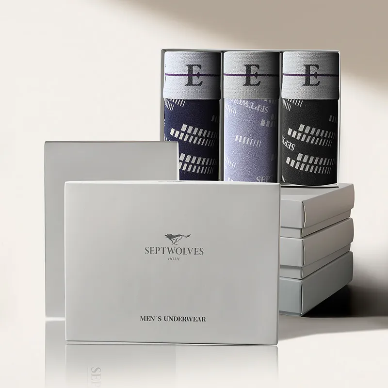 SEPTWOLVES Underwear Gift Box Men's 4 Piece Gift Box Sets-11