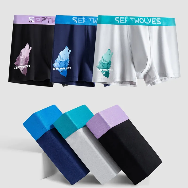 SEPTWOLVES Underpants Men's 3 Pack Gift Box Set-3