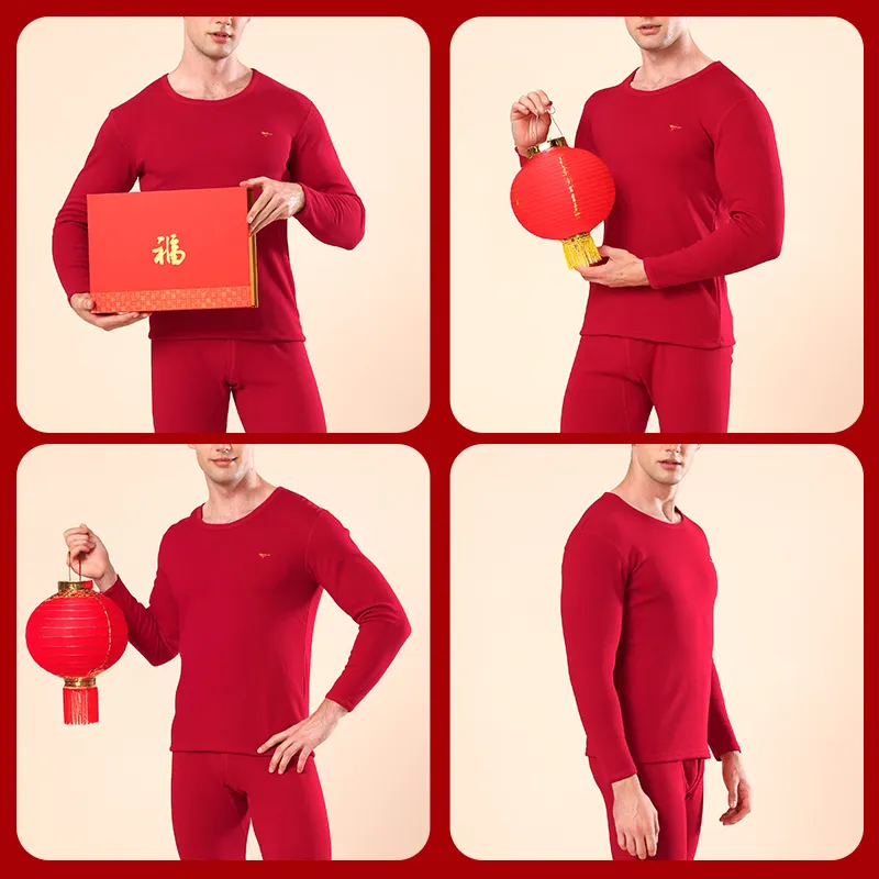 SEPTWOLVES Thermal Set Men's Burgundy-10