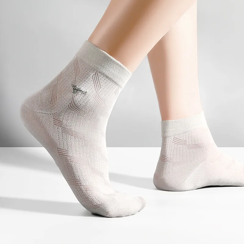 SEPTWOLVES Mid Calf Socks Men's 5 Pack Gift Box Set+Shopping Bag-1