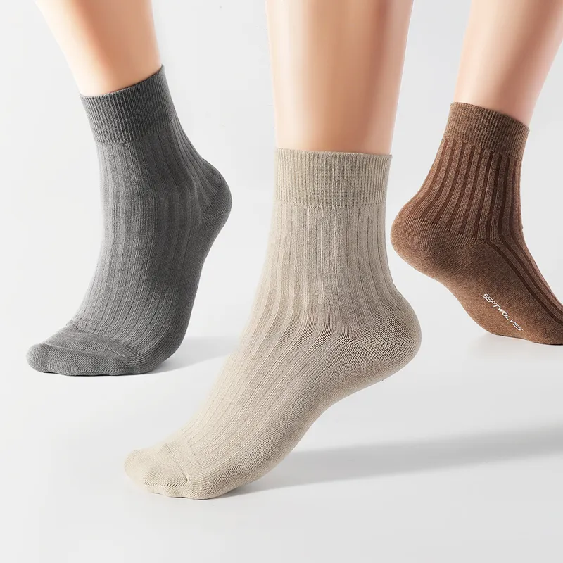 SEPTWOLVES Mid Calf Socks Men's 5 Pack Box Included-2