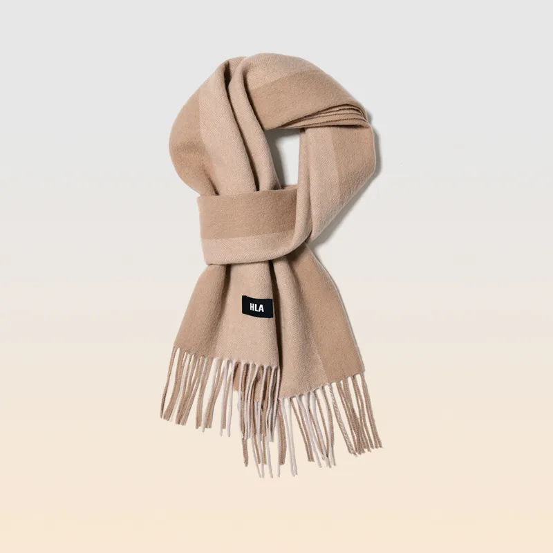 HLA Sheep Wool Knit Scarves Unisex-1