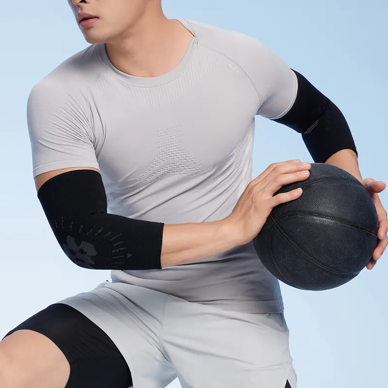 HLA Running Mountaineering Hiking Cycling Volleyball Tennis Soccer Badminton Basketball Elbow Pads Twilight Black-4