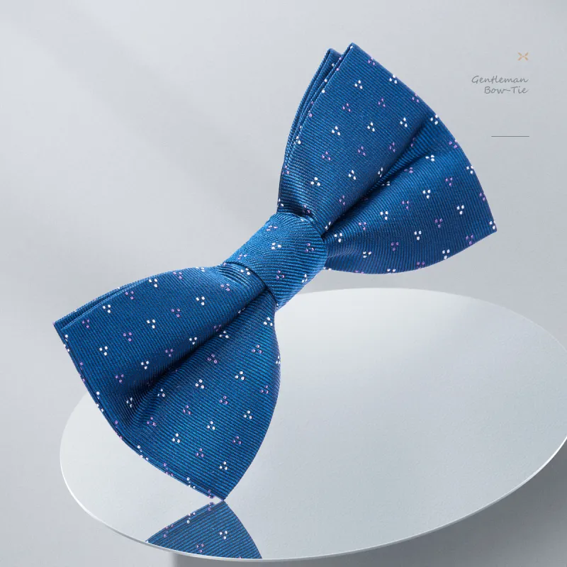 HLA Mulberry Silk Bow Tie Men's-4