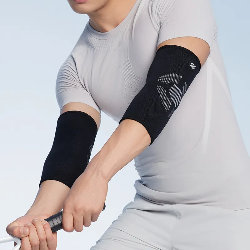 HLA Badminton Basketball Fitness Elbow Pads Protective Twilight Black Unisex-1