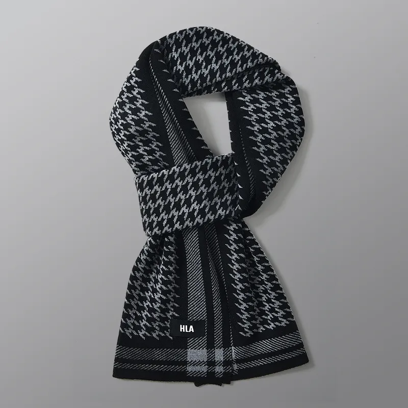 HLA Sheep Wool Polyester Acrylic Polyamide Scarves Unisex-1