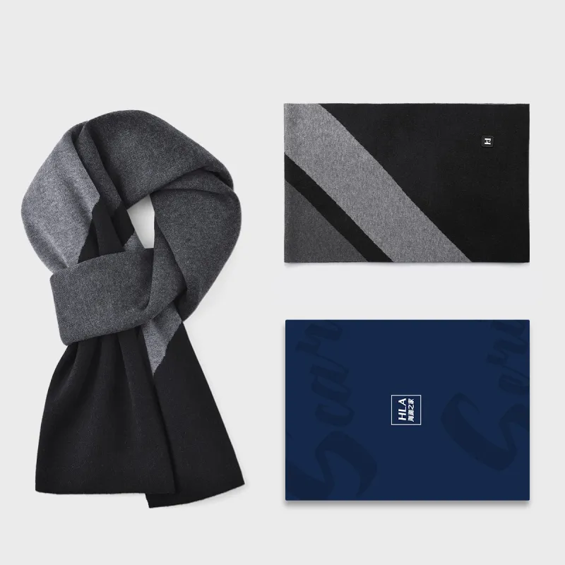 HLA Knit Scarves Unisex-5