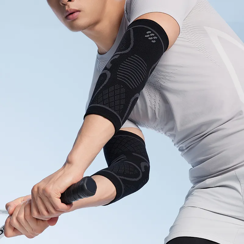HLA Volleyball Tennis Badminton Basketball Elbow Pads Warm Protection Twilight Black Unisex-6
