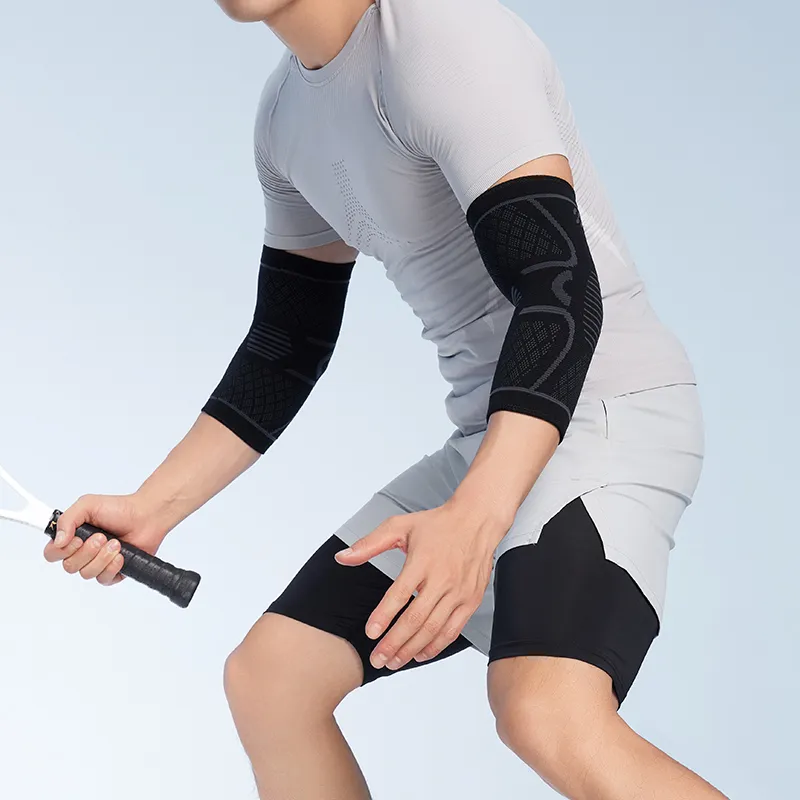HLA Volleyball Tennis Badminton Basketball Elbow Pads Warm Protection Twilight Black Unisex-2