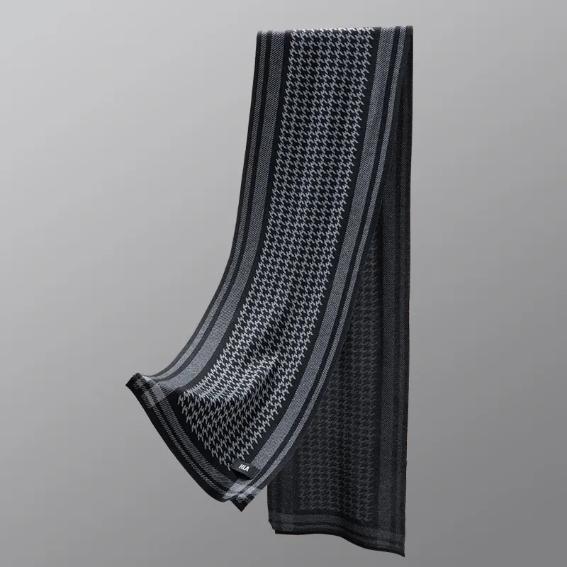 HLA Sheep Wool Polyester Acrylic Polyamide Scarves Unisex-2