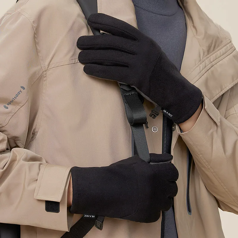 HLA Polyester Elastane Gloves Men's-1