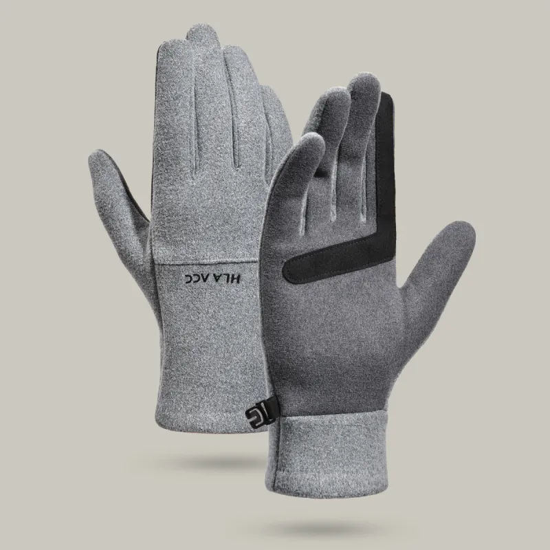 HLA Polyester Knit Gloves Women's-6