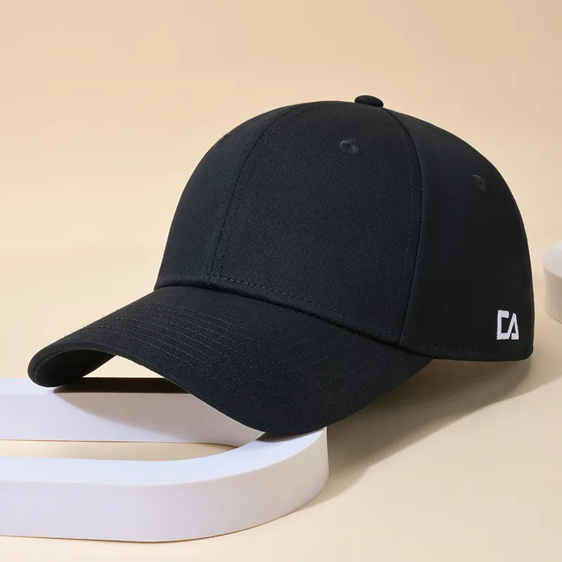 HLA Cotton Baseball Caps Unisex Sunken Pine Black-2