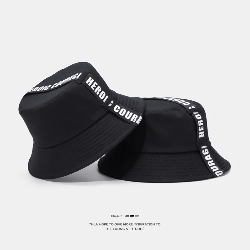HLA 100% Cotton Bucket Hats Unisex-1