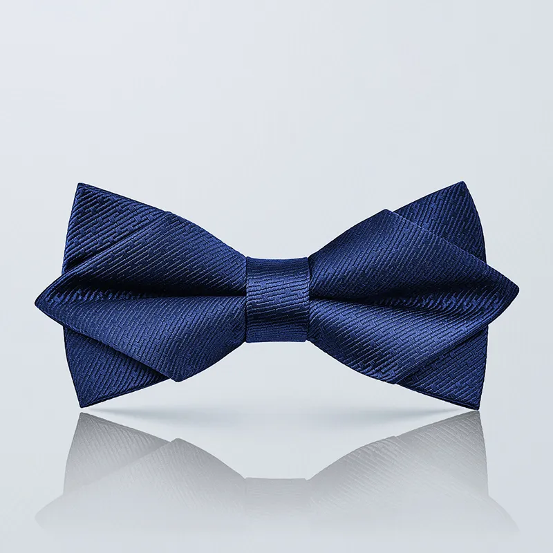 HLA Mulberry Silk Bow Tie Men's-4
