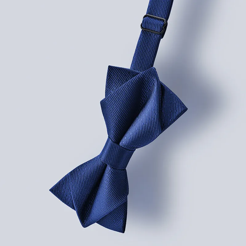 HLA Mulberry Silk Bow Tie Men's-6