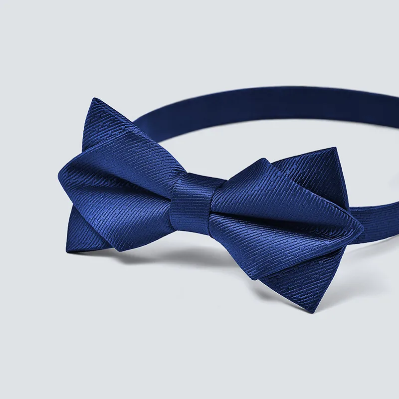 HLA Mulberry Silk Bow Tie Men's-5