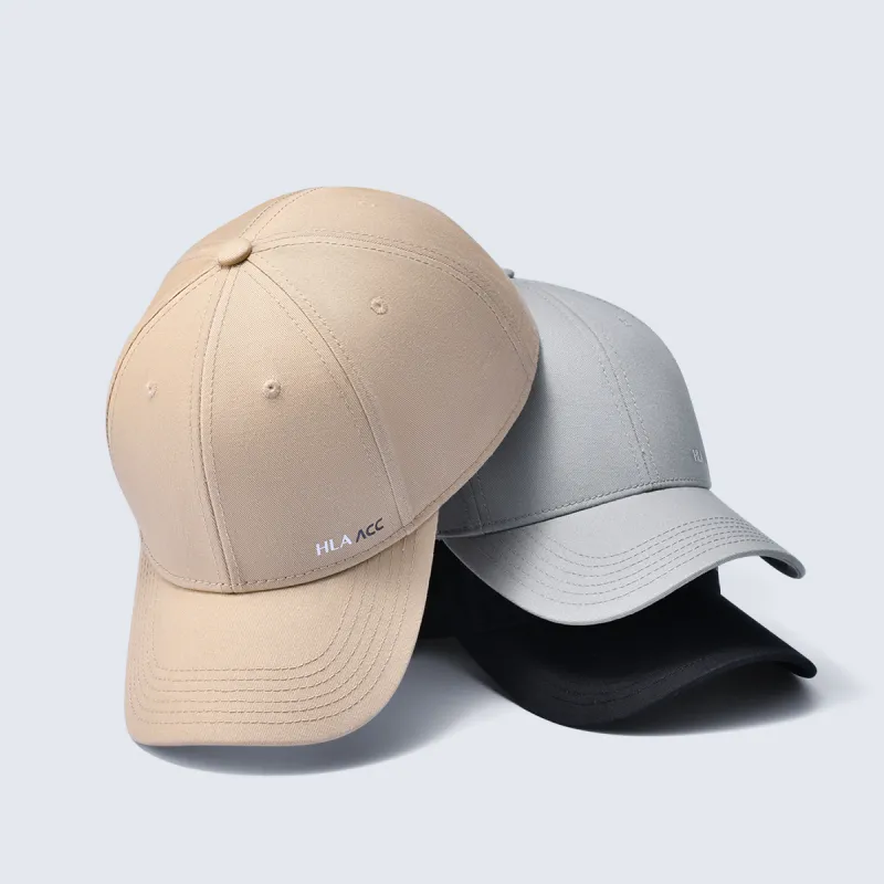 HLA 100% Cotton Baseball Caps Unisex-2