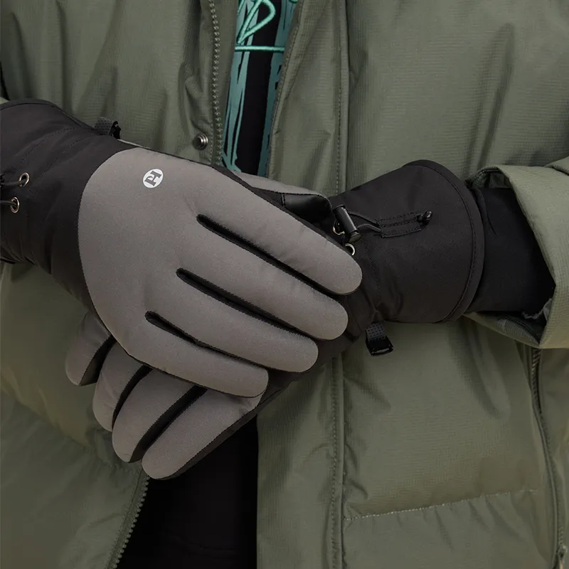 HLA Polyurethane PU Leather, Polyester Gloves Men's-1
