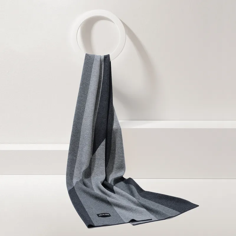 HLA Contains Wool Knit Scarves Unisex-5