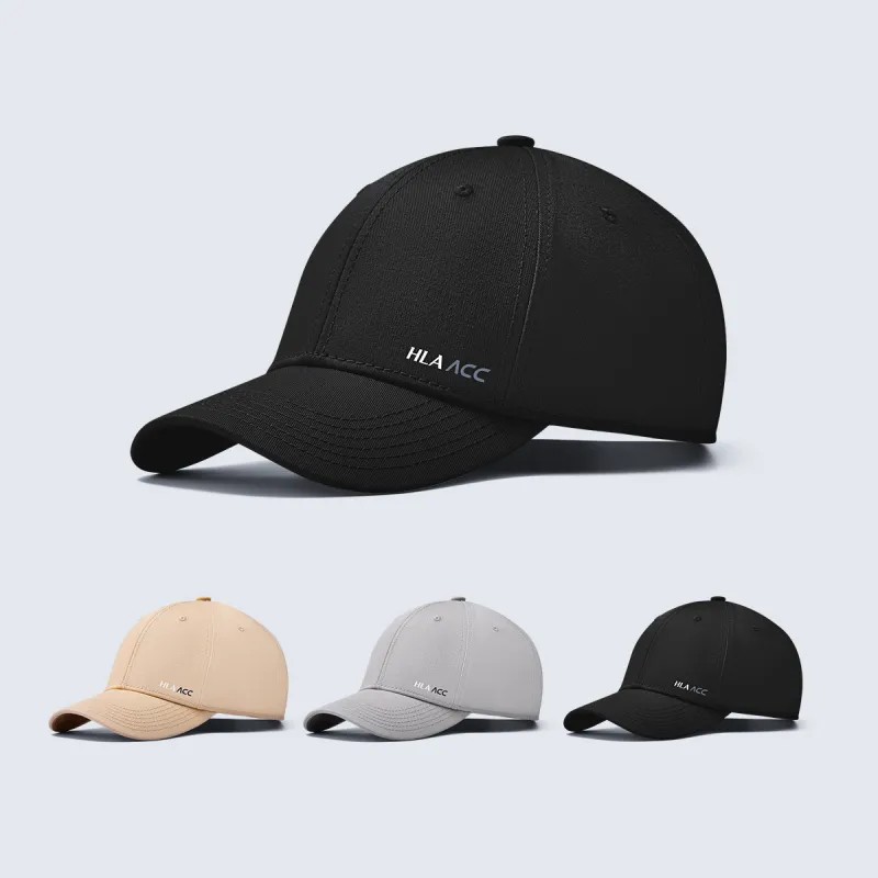 HLA 100% Cotton Baseball Caps Unisex-5