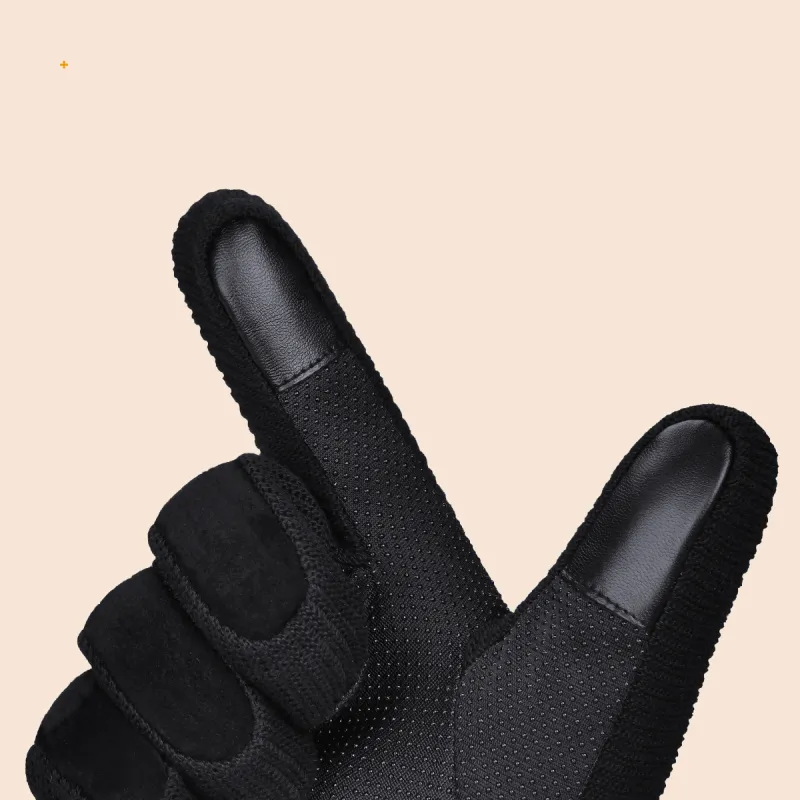 HLA Pigskin Leather, Polyester Fiber Gloves Men's-6
