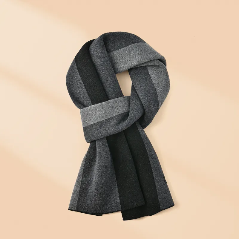 HLA Contains Wool Knit Scarves Unisex-2