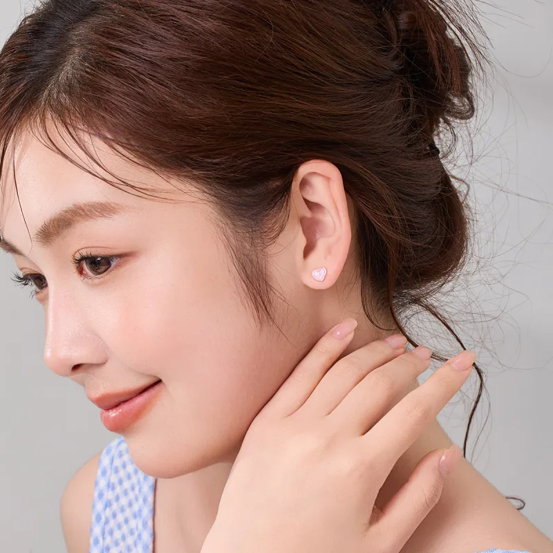 DODOGOGO Alloy S925 Sterling Silver Stud Earrings Women's-2